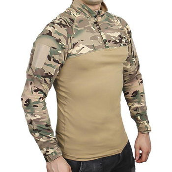 Рубашка тактическая убокс Pave Hawk PLY-11 Camouflage CP M мужская армейская с плотными рукавами taktical