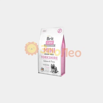 Сухий корм для йоркширських тер'єрів Brit Care Mini GF Yorkshire, лосось та тунець, 7 кг