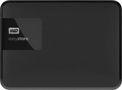 WD Easystore 1TB External USB 3.0 Portable Hard Drive Black (WDBDNK0010BBK-WESN)