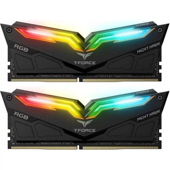 TEAM 16 GB (2x8GB) DDR4 3000 MHz T-Force Night Hawk RGB Black (TF1D416G3000HC16CDC01)