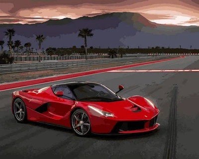 Картини за номерами 40×50 см Babylon Ferrari LaFerrari Spider (VP 1404)