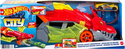 Грузовик-транспортер Hot Wheels Пасть дракона (GTK42)