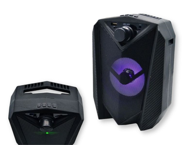 Портативна колонка XPRO JBK409 10Вт Powerbank USB, AUX, FM, Bluetooth чорна (lp-89484)