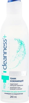 Тоник для любого типа кожи "Освежающий" - Velta Cosmetic Cleanness+ Face Expert 240ml (442079-10868)