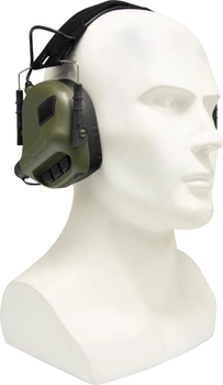 Навушники активні тактичні протишумні EARMOR M31 складні хакі