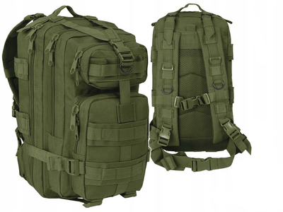 Тактический штурмовой военный рюкзак ES Assault 40L литров Оливковый 52x29x28 (9001)