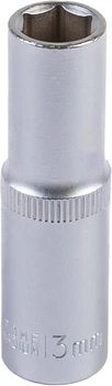 Головка торцева 6-гранна подовжена MASTERTOOL ½" 13 мм L 78 мм CrV 78-0513