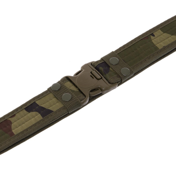 Ремень тактический военный оружейный ремень 125 x 5,5 см камуфляж ZK-1
