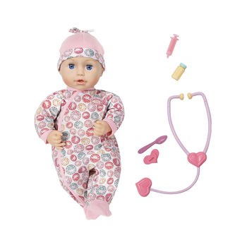 Интерактивная кукла baby annabell - доктор (43 см, с аксессуарами)