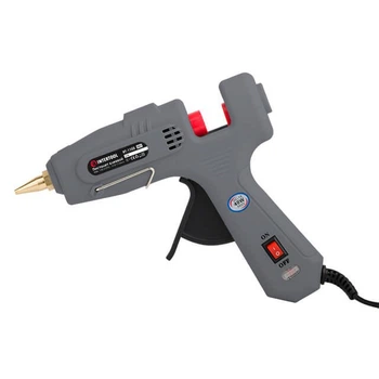 Пистолет клеевой 40(120)Вт, 195-210°C под стержни 10.8-11.5мм INTERTOOL RT-1102