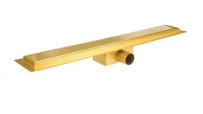 Душевой трап из нержавеющей стали DESIRE Gold (700 мм х 70 мм) DG-30700
