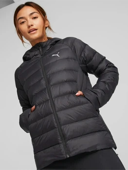 Пуховик короткий жіночий Puma Packlite Down Jacket 84940701 XS Чорний (4064537687130)