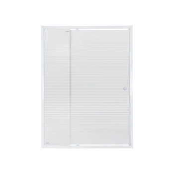 Душевая дверь в нишу Qtap Pisces WHI2014-15.CP5 140-150x185 см, стекло Pattern 5 мм