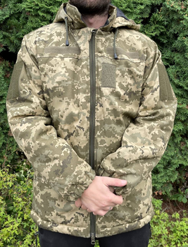 Куртка-бушлат военная мужская тактическая ВСУ (ЗСУ) Пиксель 8722 54 размер хаки