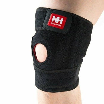 Бандаж на колено Naturehike Dura-light NH15A001-M, черный, размер M (medium)