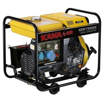 Генератор дизельний 5,5 кВт KAMA KDK7500 CE