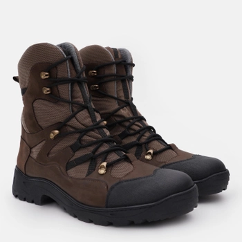 Чоловічі тактичні черевики Prime Shoes 527 Brown Leather 03-527-30320 41 27 см Коричневі (PS_2000000188492)