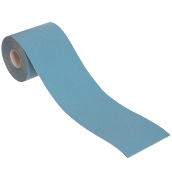 Широкий кинезио тейп лента пластырь для тейпирования спины шеи колена 7,5 см х 5 м ZEPMA tape Голубой (BC-4863-7_5)