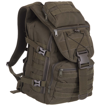 Тактичний рюкзак військовий штурмовий SILVER KNIGHT 30 л Нейлон Оксфорд Оливковий (TY-9900)