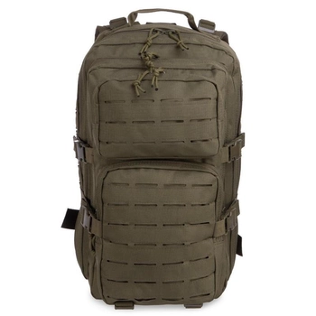 Військовий тактичний рюкзак штурмовий SILVER KNIGHT 25 л Розмір 43 x 25 x 14 см Оксфорд Хакі (LK2021)