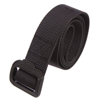 Тактический ремень поясной нейлоновый для сумок PRO Tactical 130 х 3,5 см Черный (5385)