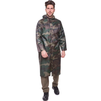Дощовик плащ Zelart 0531 камуфляж Woodland