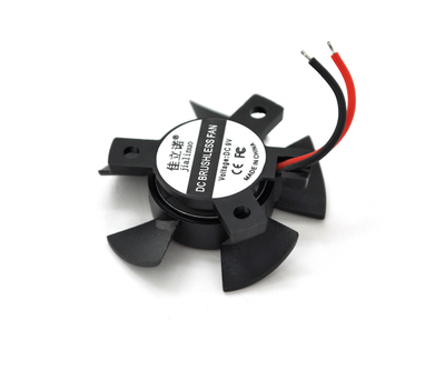 Кулер корпусной JLN3510 35x35x10mm, 2pin, под пайку, 9V - 0.09A - 0.8W
