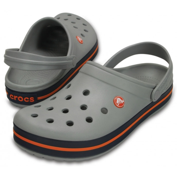 Сабо Crocs Crocband 46-47 р 29.2-29.7 см Сірі 11016-01U-M12/W14 Light Grey / Navy