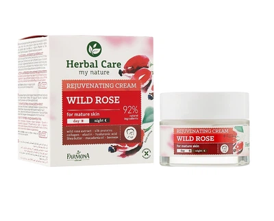 Омолаживающий крем для лица Farmona Шиповник Herbal Care 50 мл 5900117002902