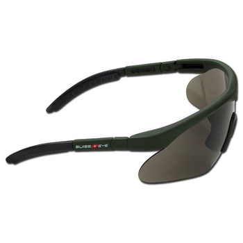 Тактические очки для стрельбы со сменными линзами Swiss Eye Raptor Черный