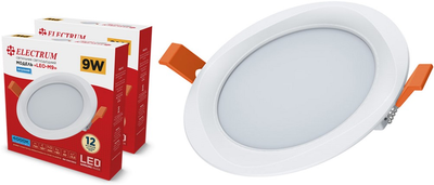 Светильник потолочный ELECTRUM LED LEO M 9W 4000К (B-LD-1956-2) 2 шт