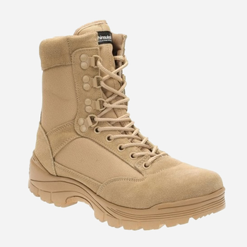 Чоловічі тактичні черевики MIL-TEC Sturm Tactical Boots with YKK Zipper 12822104-410 44 (11) 30 см Khaki (2000980569229)