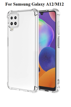 Противоударный прозрачный чехол для Samsung Galaxy A12 (A127F) / M12 (M127F)