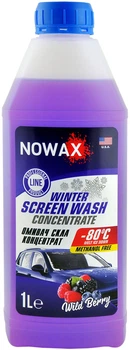 Зимовий омивач скла Nowax Winter Screen Wash концентрат -80 °C 1 л Лісова ягода (NX01172)