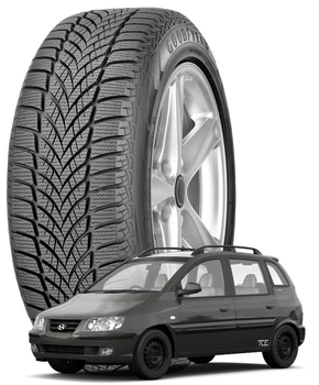 GoodYear UltraGrip Ice 2 185/65 R14 86T - Шины Hyundai Matrix 2001 - 2010