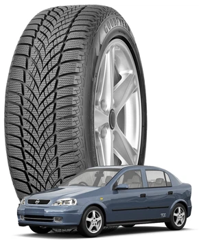 GoodYear UltraGrip Ice 2 185/65 R14 86T - Шины Opel Astra G 1998 - 2009