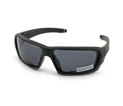 Тактические баллистические очки ESS Rollbar Ballistic, Military Tactical goggles чёрная оправа 1шт