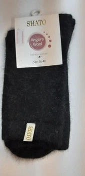 Термо-носки женские SHATO из ангоры 040 Angora Line 36-40 black черный