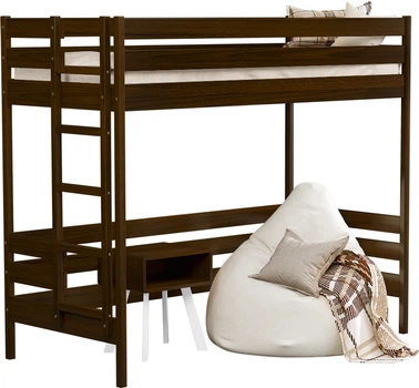 Кровать Estella Лаос 90х200 ordf Массив Л2.5 Темный орех (98068869028)