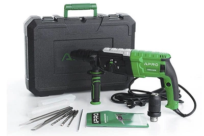 Перфоратор прямой Apro 1050H DFR 3,5 Дж 1050В SDS+ в кейсе 896229