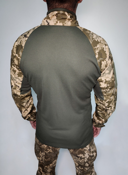 Тактическая рубашка UBACS LeRoy цвет - пиксель-олива (62)
