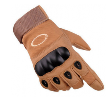 Тактичні рукавиці LeRoy Combat з пальцями розмір - L (койот)