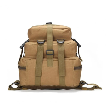 Рюкзак тактичний на 30 л, 48х25х23 см із кріпленням Molle / Штурмовий військовий рюкзак Койот