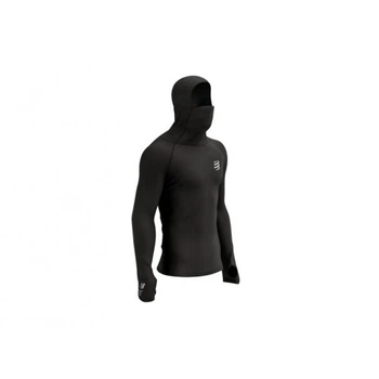 Спортивная мужская кофта размером S Compressport 3D Thermo UltraLight Racing Hoodie, Black