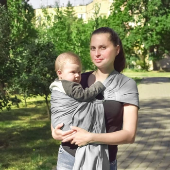 Слінг з кільцями Coolbabka сірий