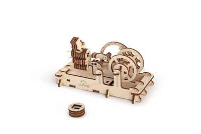 Механический 3D пазл UGEARS Двигатель (70009)