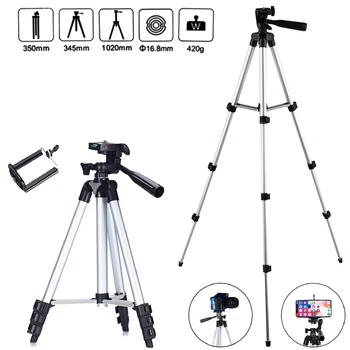 Штатив металевий універсальний для телефону і фотоапарата Tripod 3110 PRO портативний трипод 0,35-1.02 м висота