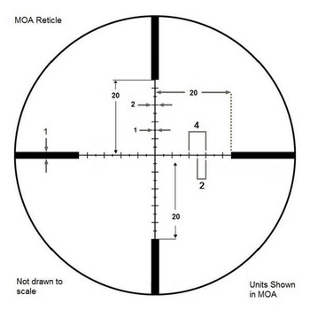 Приціл оптичний Barska Level 6-24x56 (IR MOA R/G) + Rings Brsk(S)925759