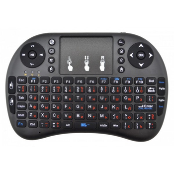 Бездротова міні клавіатура KEYBOARD wireless i8 та тачпад російсько-англійська розкладка (0214)