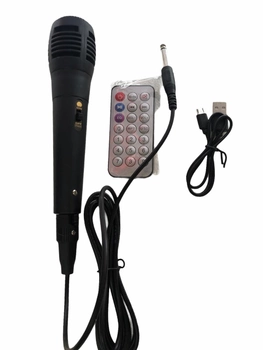 Бездротова колонка Kimiso 12 W QS-4801 з пультом та мікрофоном